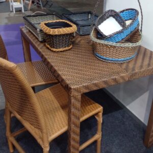 mesa retangular escama artes teias