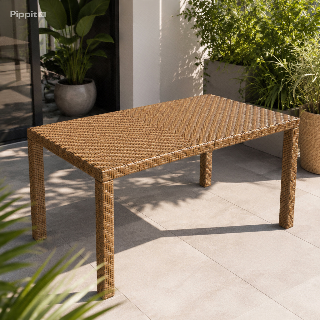 Artes teias/Mesa retangular escama - Imagem 2